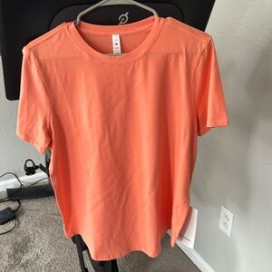 Lululemon love tee size 10 in sunny coral